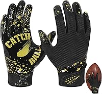 GIAMZONP Super Sticky Football Receiver Gloves for Kids, Youth & Adults - Strong Grip, Durable, Breathable Fit