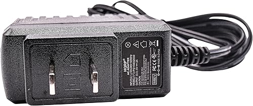 Miniatura 2 de HQRP Adaptador de CA compatible con Gold's Gym Stride Trainer 380 Elliptical GGEL62808 GGEL628080 GGEL628081 Cable de fuente de alimentación