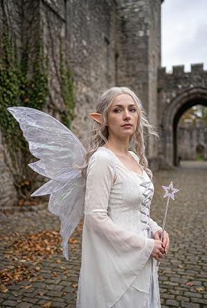 Large Fairy Wings for Adults Women 31.5in Butterfly Costume Set