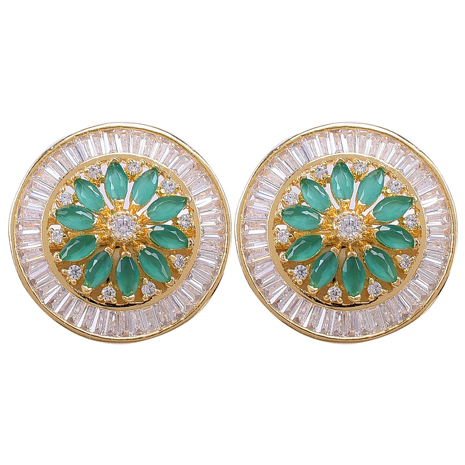 See full amazon price history chart for Ratnavali Jewels Gold Plated with Cubic Zirconia Western Earrings for Women, Green Ratnavali Jewels Gold Plated with Cubic Zirconia Western Earrings for Women, Green (B07MZ682ZJ) Amazon Price History, Amazon Price Tracker