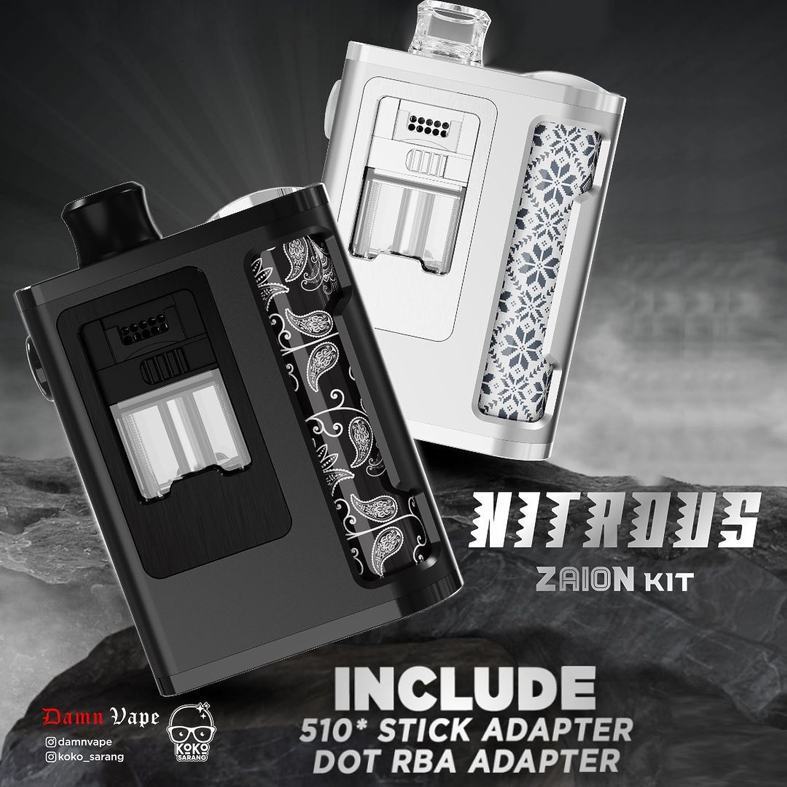 Amazon | Damn Vape NITROUS ZAION KIT ニトロウス ザイオン キット 