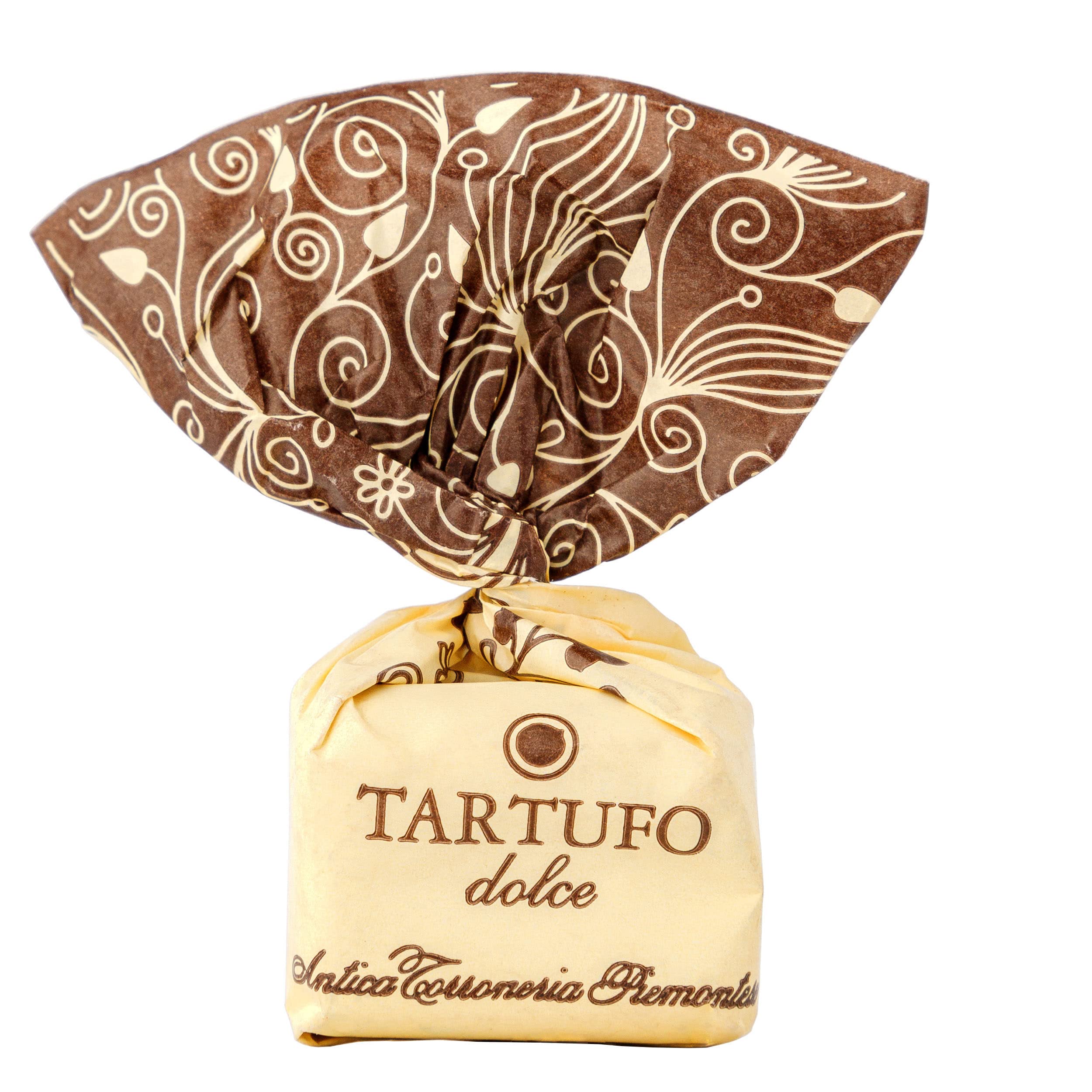 GUSTONE. Tartufi dolci nero | 70 Stück je 14g | Antica Torroneria Piemontese | Trüffel-Praline Zartbitterschokolade und Piemont Haselnüssen | 1kg Großpackung als Geschenk