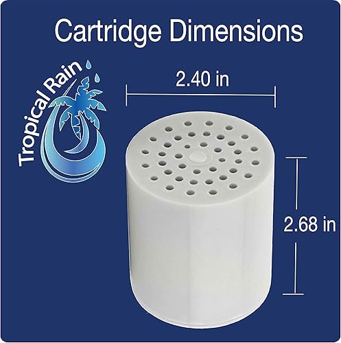 Miniatura 3 de Cartucho de repuesto para filtro de ducha de 15 etapas, paquete de 3