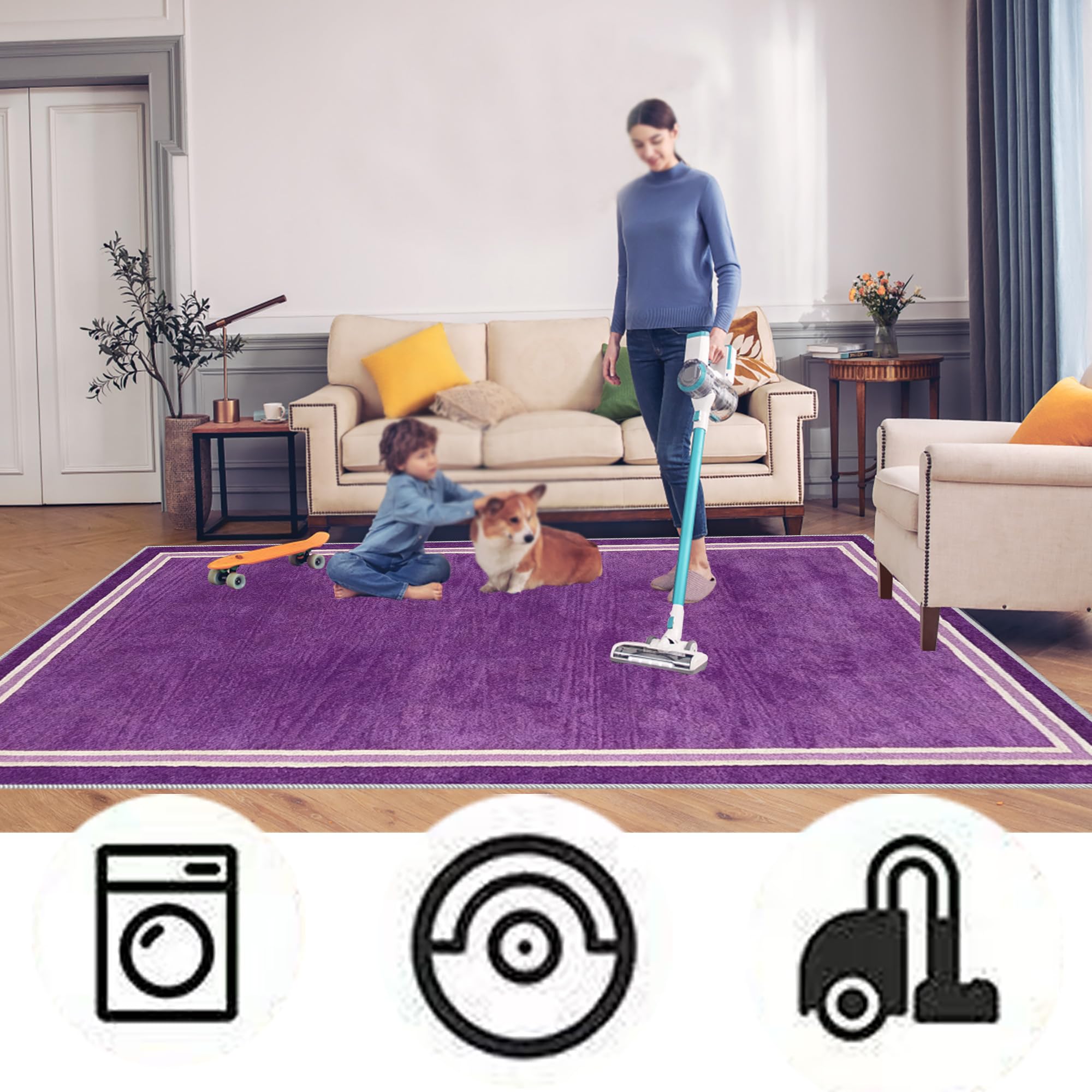 Tappeti Tamburi Tappeto Batteria Elettronica Tappeto Drum Carpet per Batterie Acustica Elettroniche Rullante Drum Tappeto Tappetino per Batteria Tappetino per Pianoforte Insonorizzato 230 x 180 cm