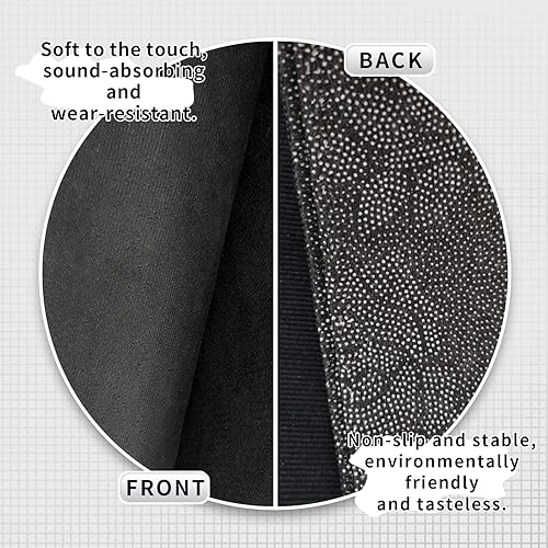 Miniatura 3 de WL&ALLEN Alfombrilla de dardos profesional y fresca antideslizante (bolsas de almacenamiento)