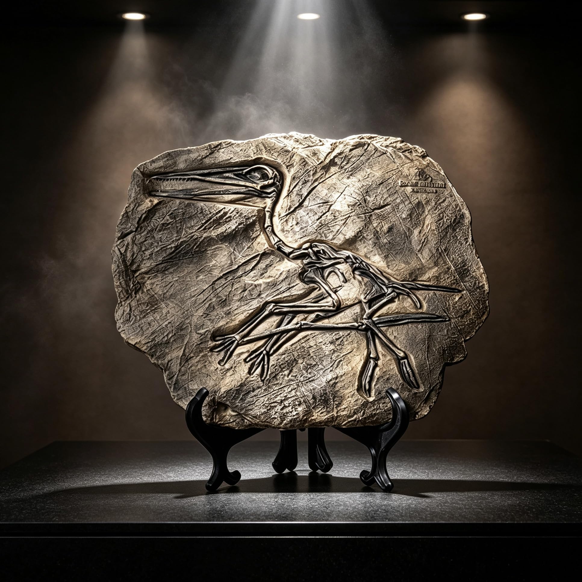 Dekofigur Dinosaurier Fossil aus Kunstharz (Stil 3)