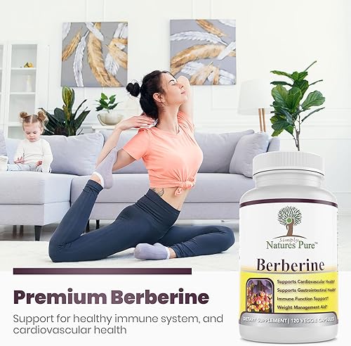Miniatura 5 de Berberina HCl premium 500 mg - 120 cápsulas - Apoyo inmunológico gastrointestinal cardiovascular - Canela de cromo