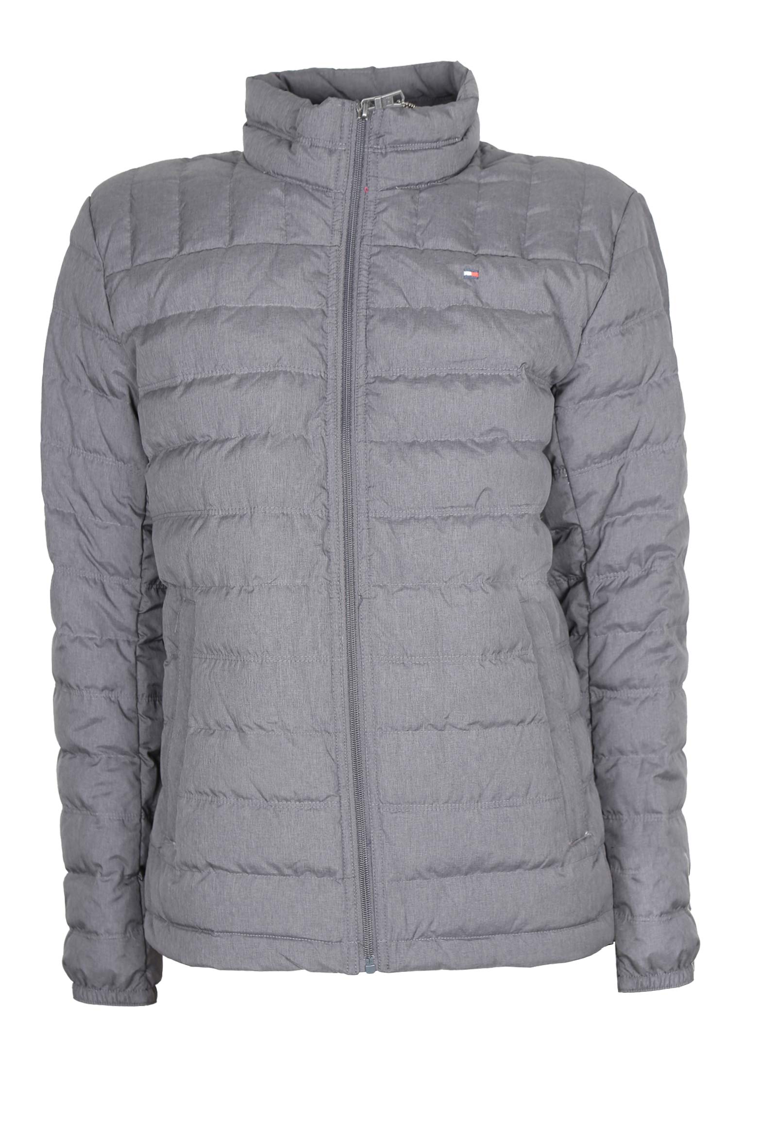 Tommy Hilfiger Men's Packable Down Puffer Jacket Down Outerwear Coat, Heather Charcoal, S