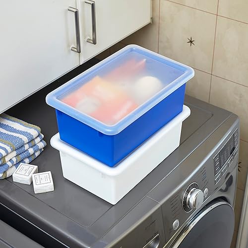 Miniatura 9 de ECR4Kids Cubo de almacenamiento con tapa, organización multiusos, surtido, 10 piezas