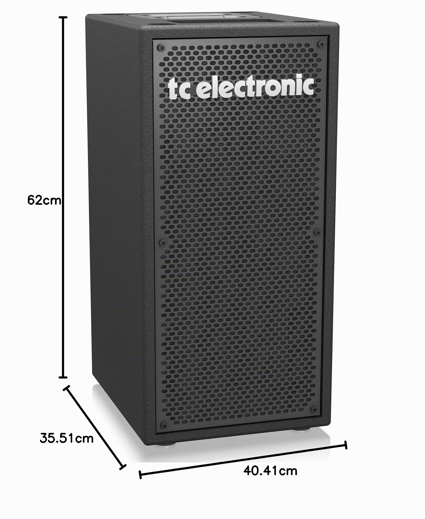 TC Electronic BC208 2 x 8" Vertical Passive Bass Cabinet, 200W Power Handling