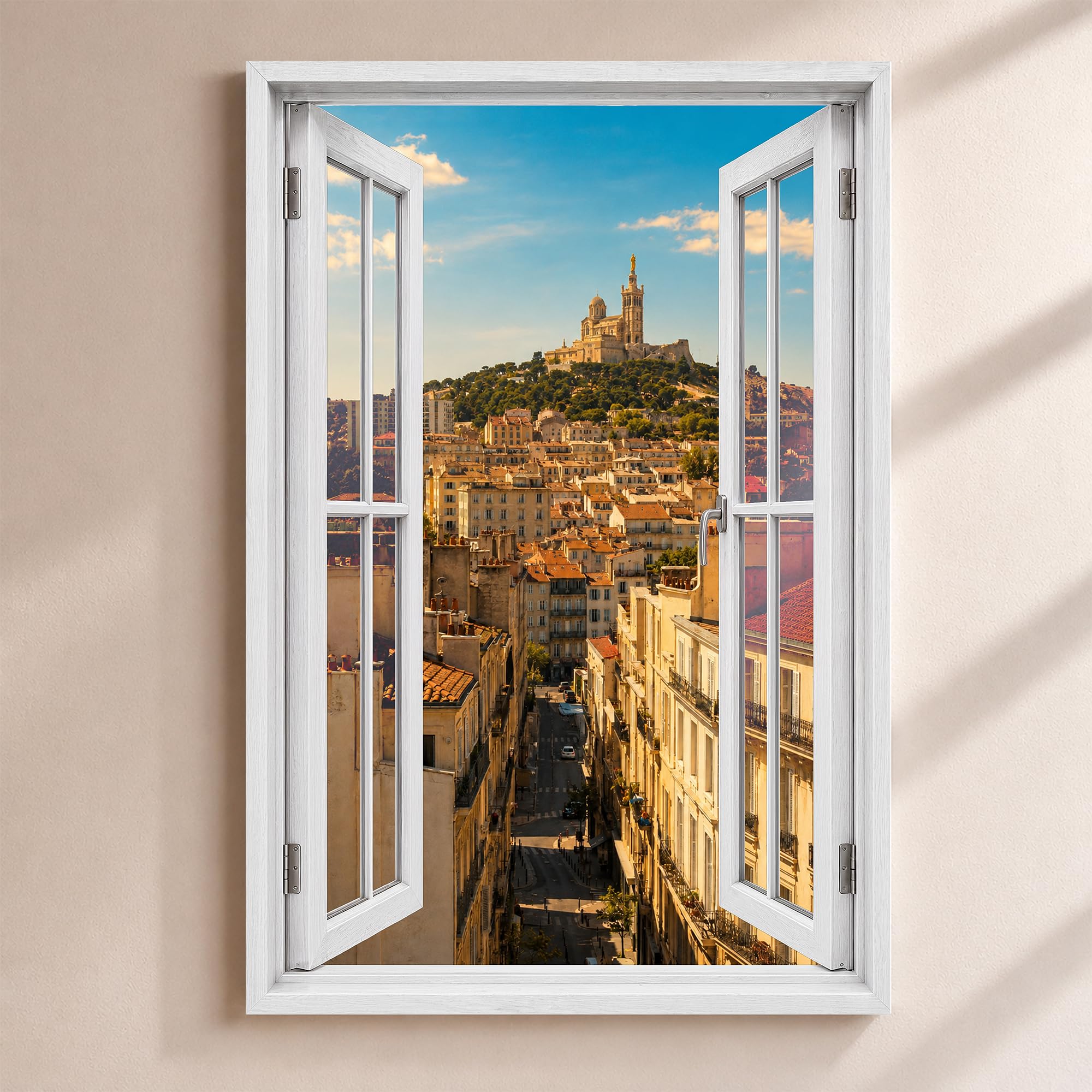 Trompe l'Œil Marseille Window Customisable – Endoume Seaside