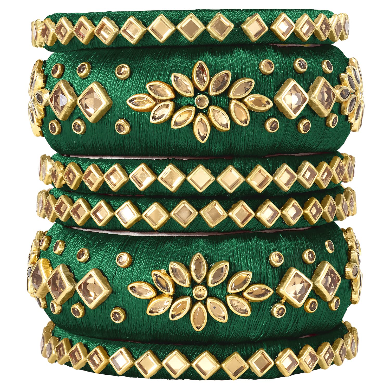 See full amazon price history chart for Peora Green Silk Thread Crystal Studded Floral Design Bangle Chuda Set Jewellery for Women Girls Peora Green Silk Thread Crystal Studded Floral Design Bangle Chuda Set Jewellery for Women Girls (B09QCZC5G2) Amazon Price History, Amazon Price Tracker