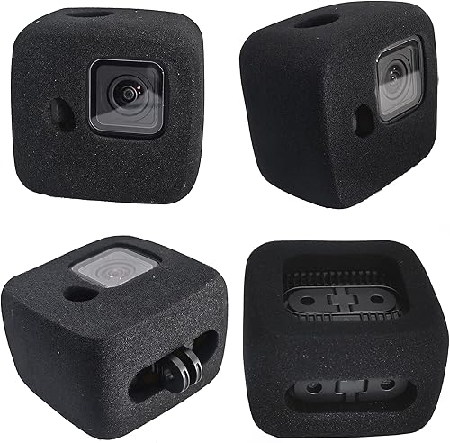 Miniatura 3 de Paquete de 2 Hero 11 Mini carcasa de espuma Windslayer, cubierta de parabrisas para parabrisas de carcasa compatible con GoPro HERO11 Mini carcasa