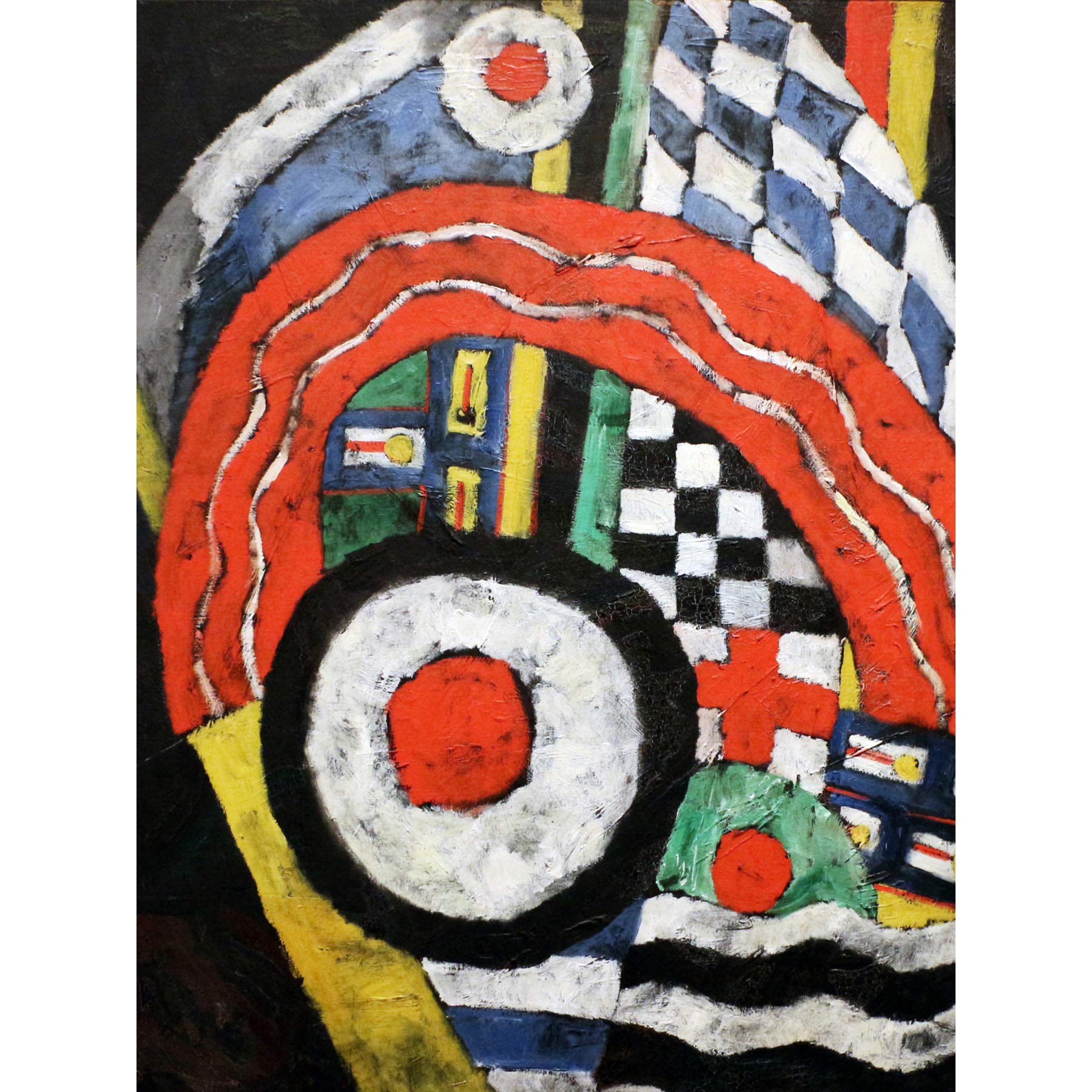 Artery8 Marsden Hartley Painting No 46 1914 Premium Wall Art Canvas Print 18X24 Inch