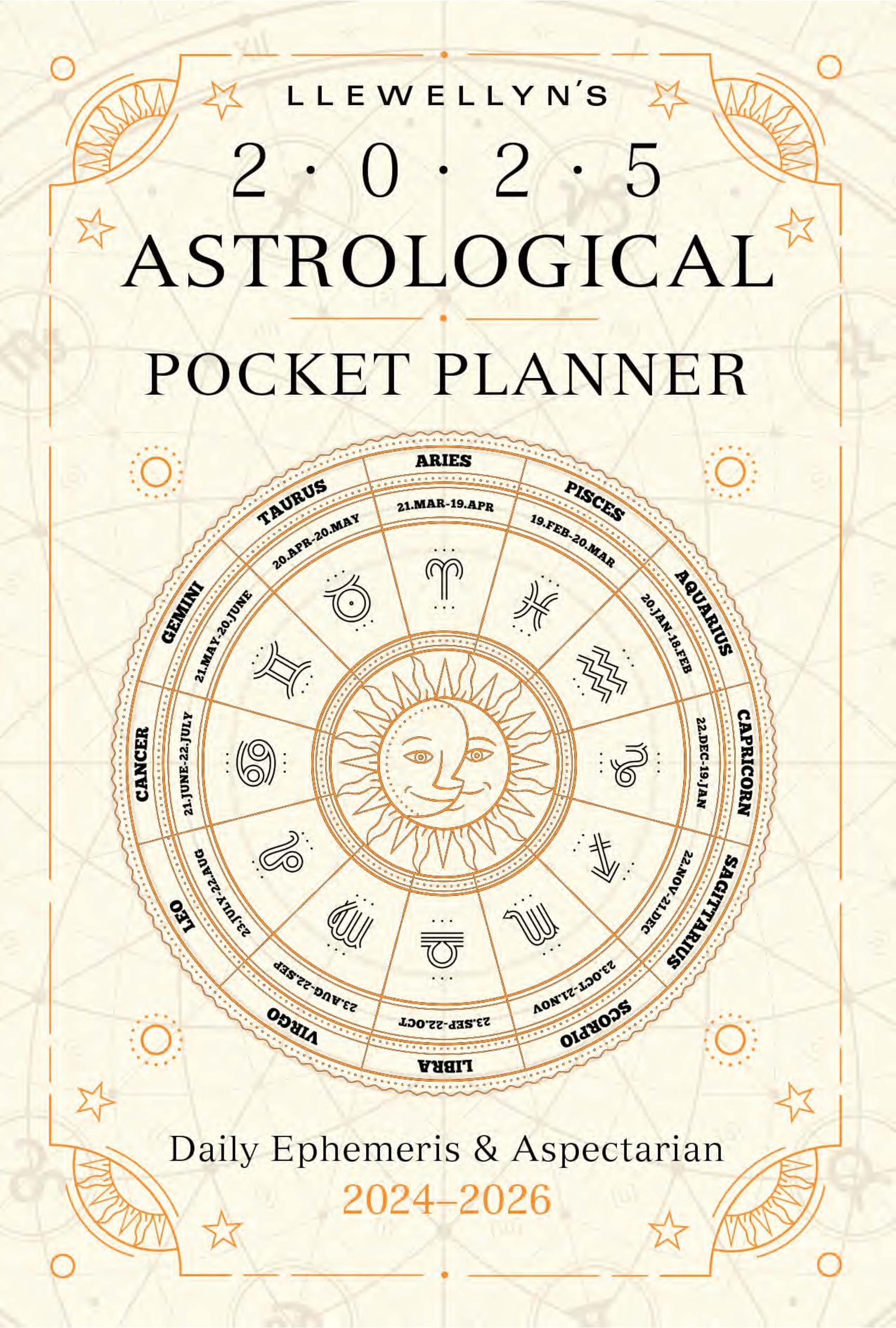 Llewellyn's 2025 Astrological Pocket Planner: Daily Ephemeris & Aspectarian 2024-2026