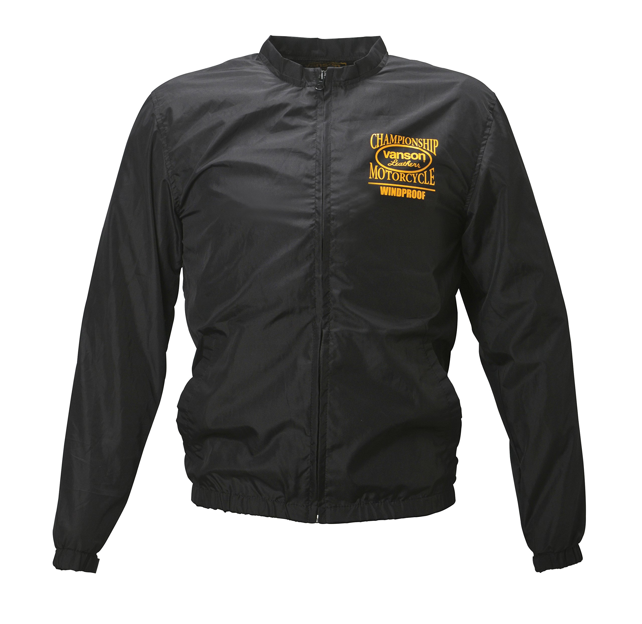 Amazon | VANSON(バンソン) ウインドプルーフインナージャケット BLACK