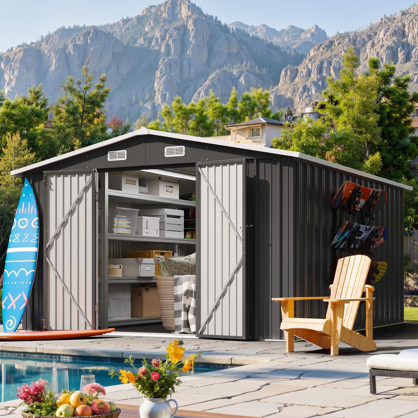 Breezestival 10x12FT Outdoor Storage Shed