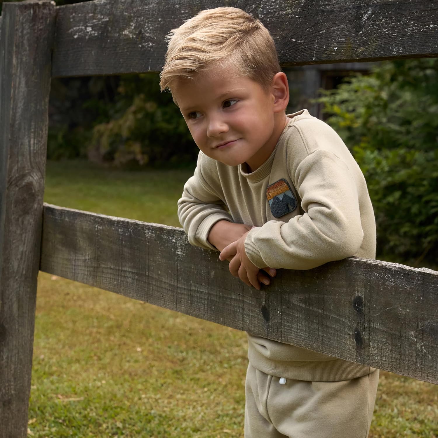 Modern Moments by Gerber baby-boys Sweatshirt and Jogger Set - Image 2