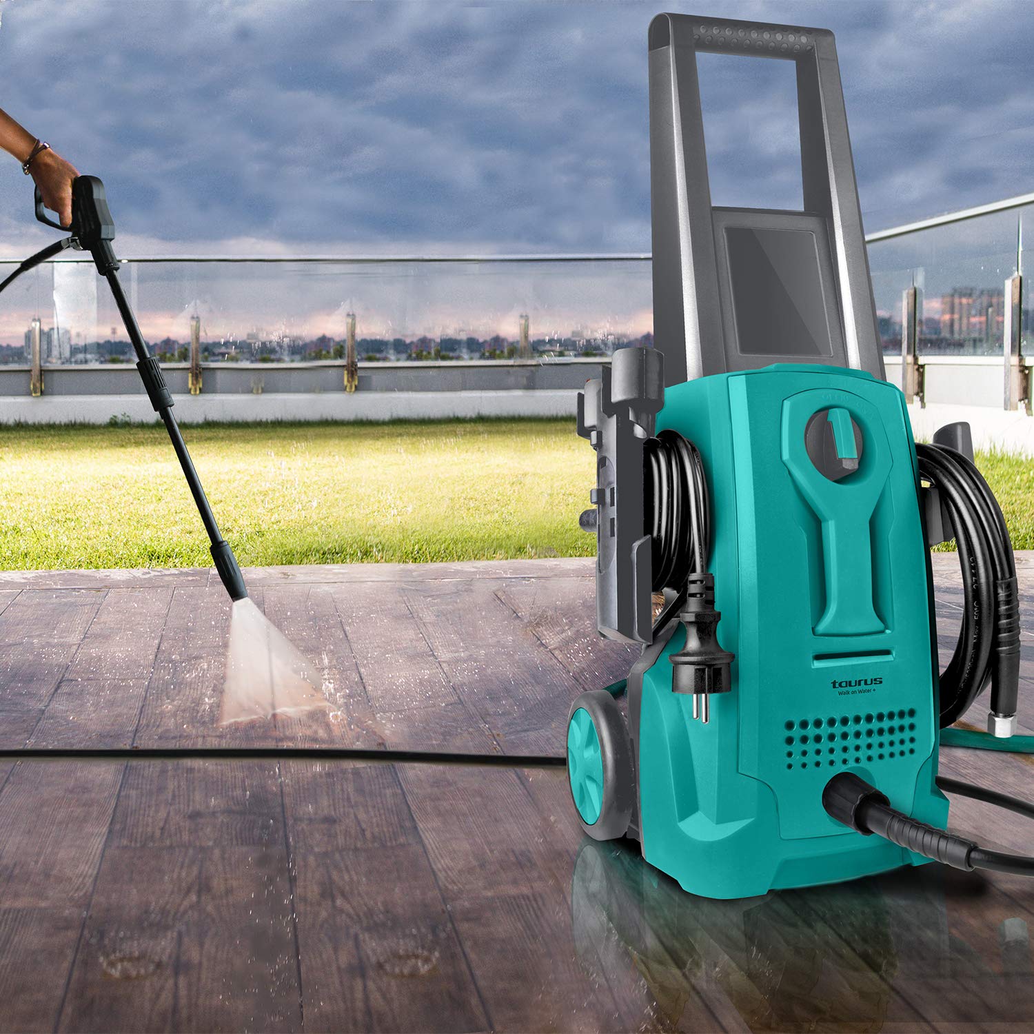 Taurus 959002000 Hidrolimpiadora, 1600 W, 230 V, Azul