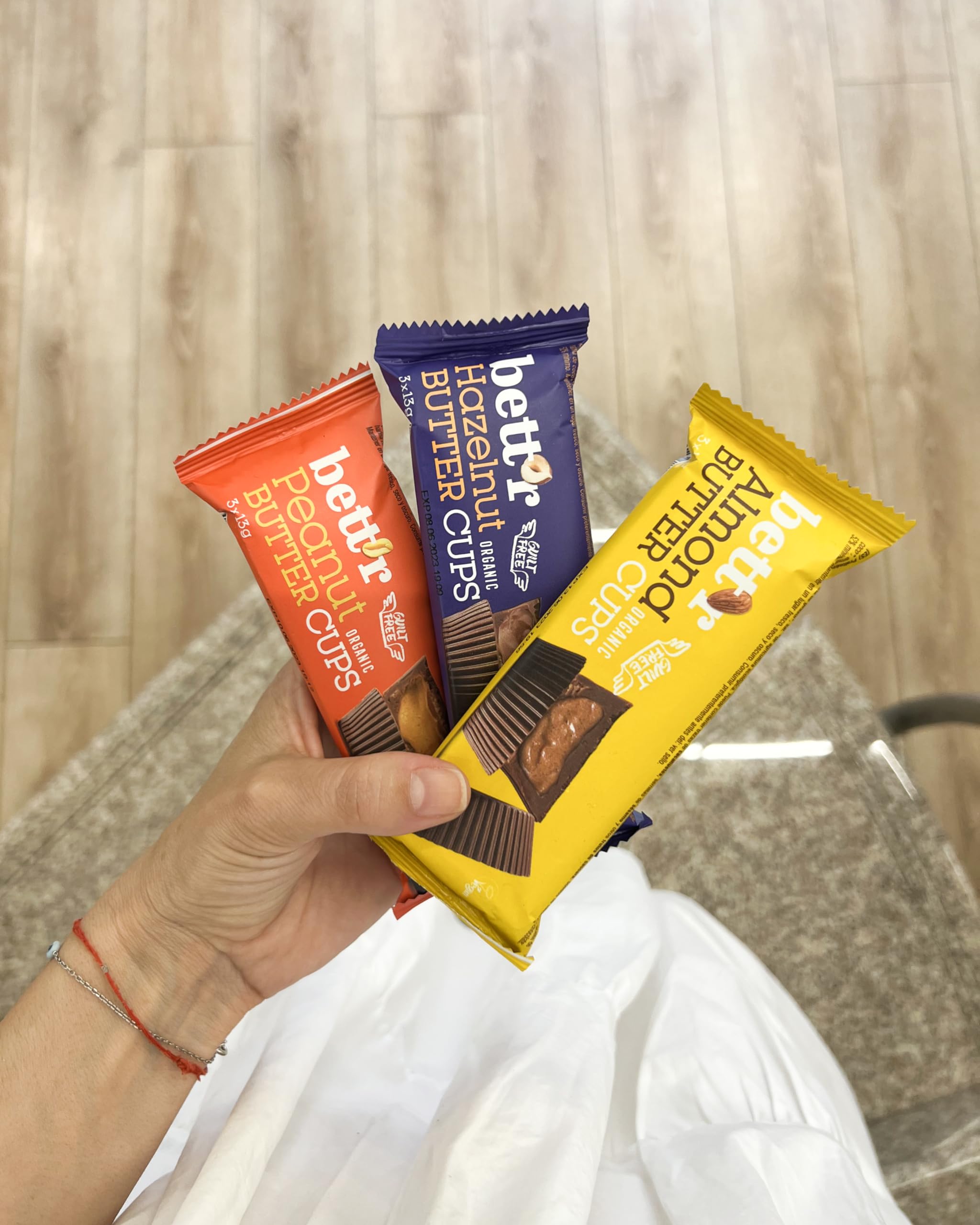 Bett’r GUILT FREE Bio Hazelnut butter cups. 100% Vegan, Gluten free and Lactose free - 12 x 39 g