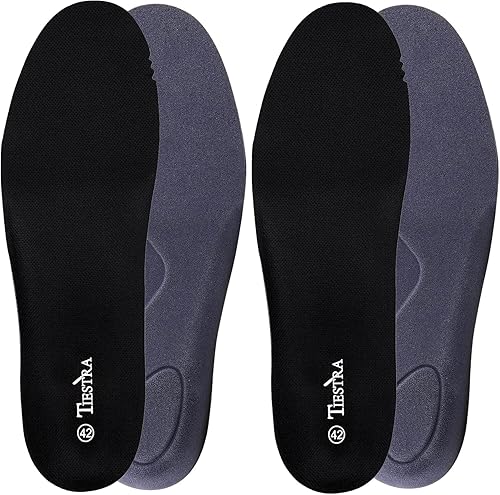 2 pares de plantillas para zapatos de espuma viscoelástica para mujer, plantillas de repuesto para botas de trabajo, zapatos de correr, absorción de