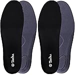 2 Pair-Insoles for Womens Memory Foam Shoe Inserts,Replacement Insoles for Work Boot Running Shoes-Shock Absorption and Cushion for Feet Relief,Comfort Inner Soles for Everyday Use Black 37EU/US6