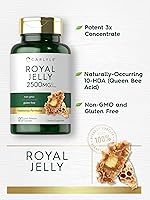 Vista 3 de Carlyle Royal Jelly Capsule 2500 mg 120 unidades Fórmula sin OMG y sin gluten Suplemento tradicional