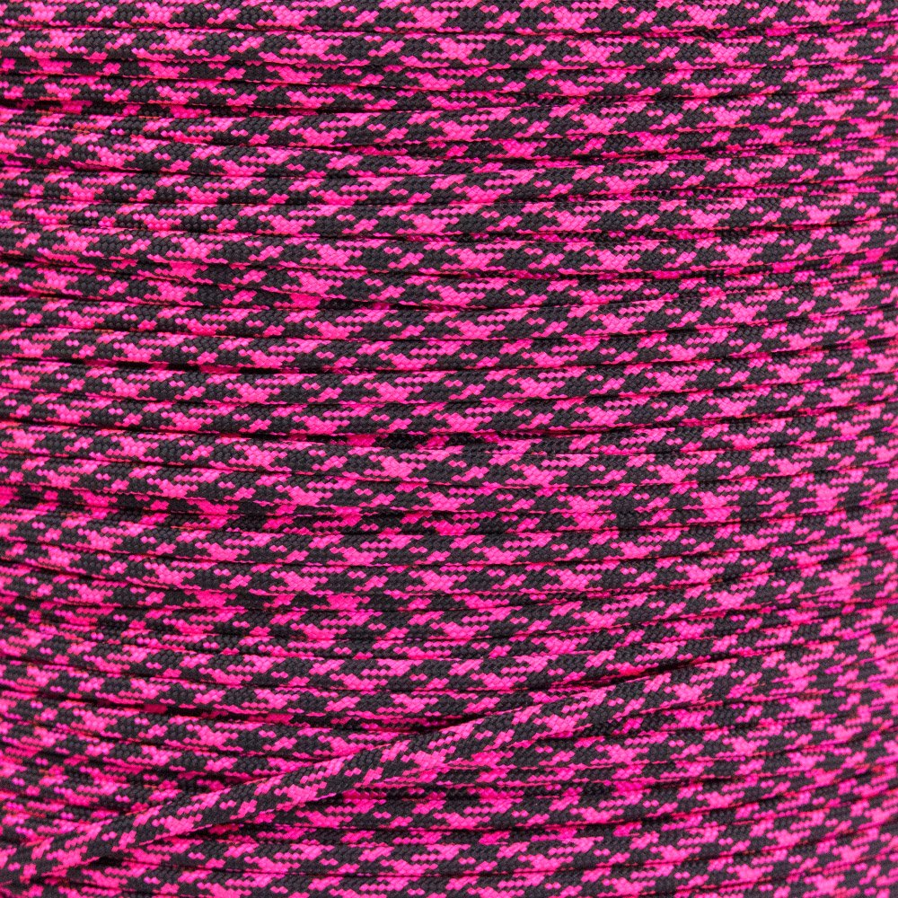 Paracord Planet 250 Foot Spools of 550 Type III 7 Strand Paracord (Pink Rebellion 250 Foot Spool) โ image 1