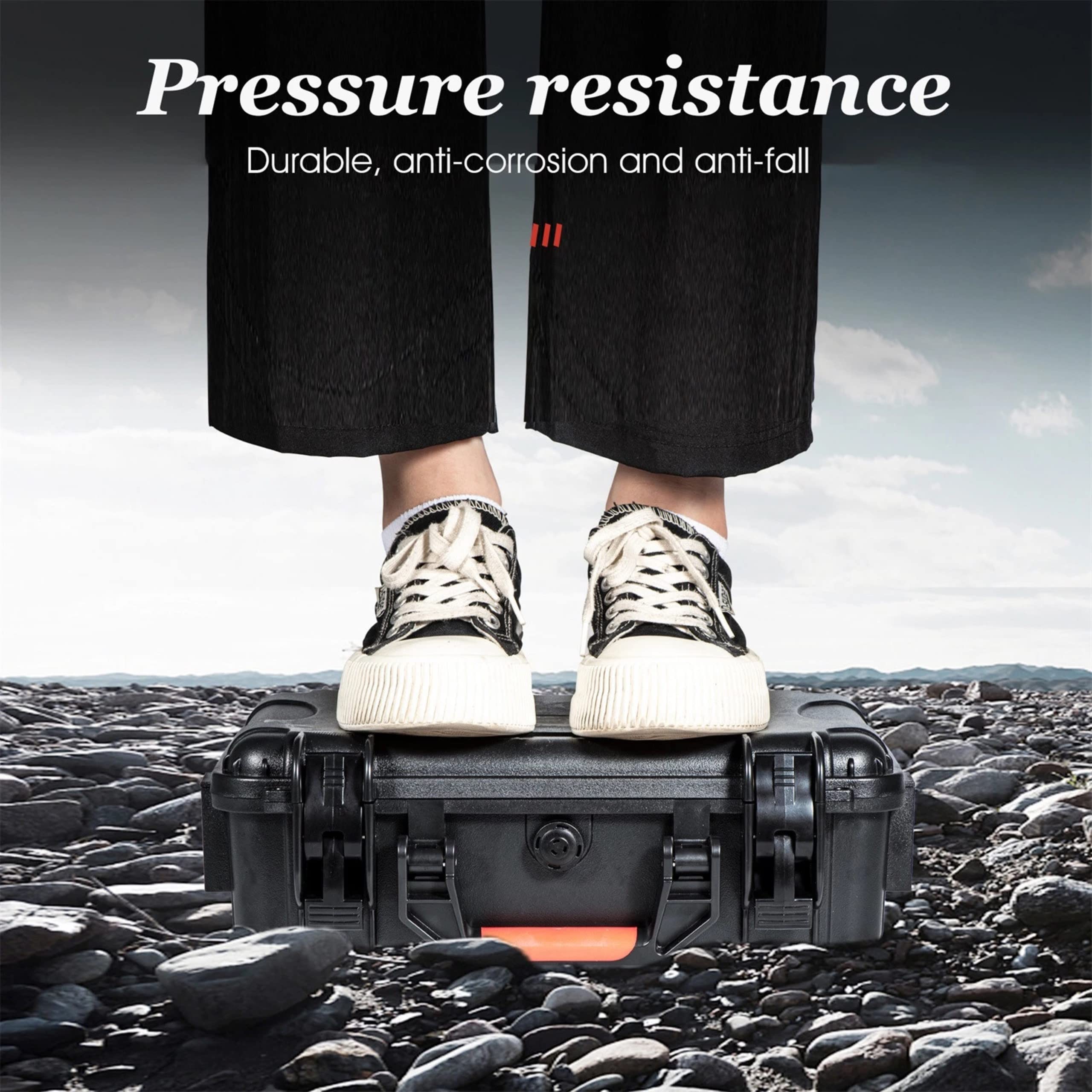 Water Proof Hard Shell Carry Case for DJI Mavic Mini 4 Pro Drone /DJI Mini 4 / Dji MINI 3, 3 PRO (for DJI RC 2/ RC-N1/Dji RC) anti-DUST Double Layered Storage Travel Box-Fits Combo,Tablet,Landing Pad 2