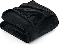 Vista 21 de Utopia Bedding - Manta de vellón de lujo, mullida, antiestática; manta de suave microfibra de 8.8 oz/yd² (300 g/m²) para sofá y cama; tamaño Negro