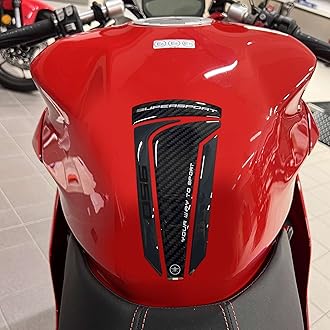 labelbike - 3D Sticker Motorcycle Tank Pad Protection and Decoration in Resin Compatible with Ducati Supersport 950 2021-2022