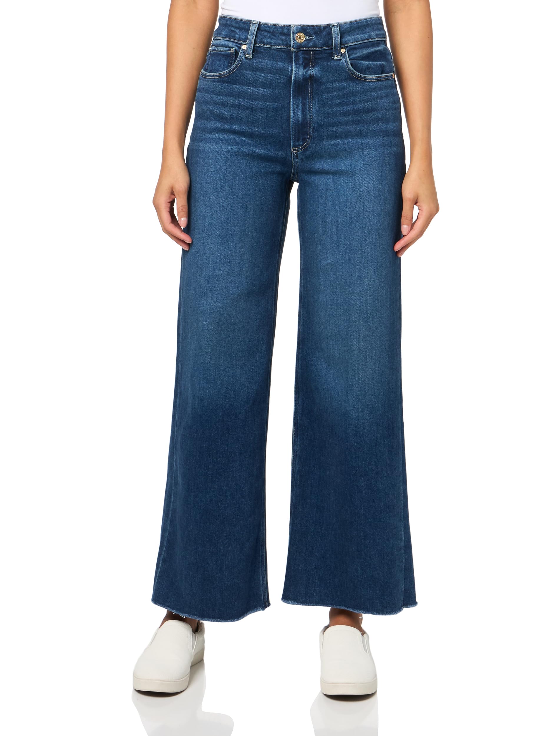 PAIGE Women's Anessa Petite Raw Hem