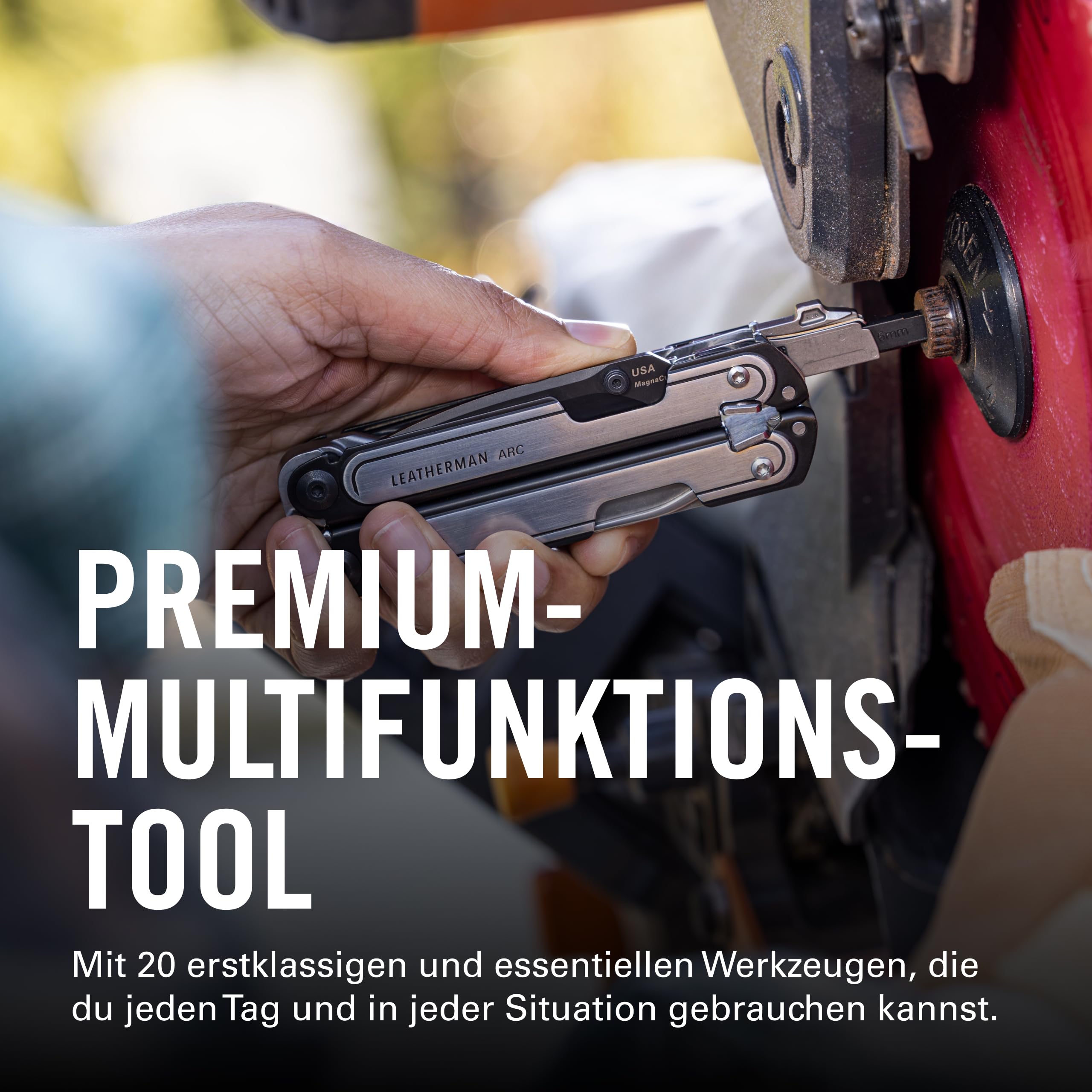 Leatherman ARC Multi-Tool - 20 Outdoor-Tools mit MagnaCut-Stahlklinge und Bit-Set