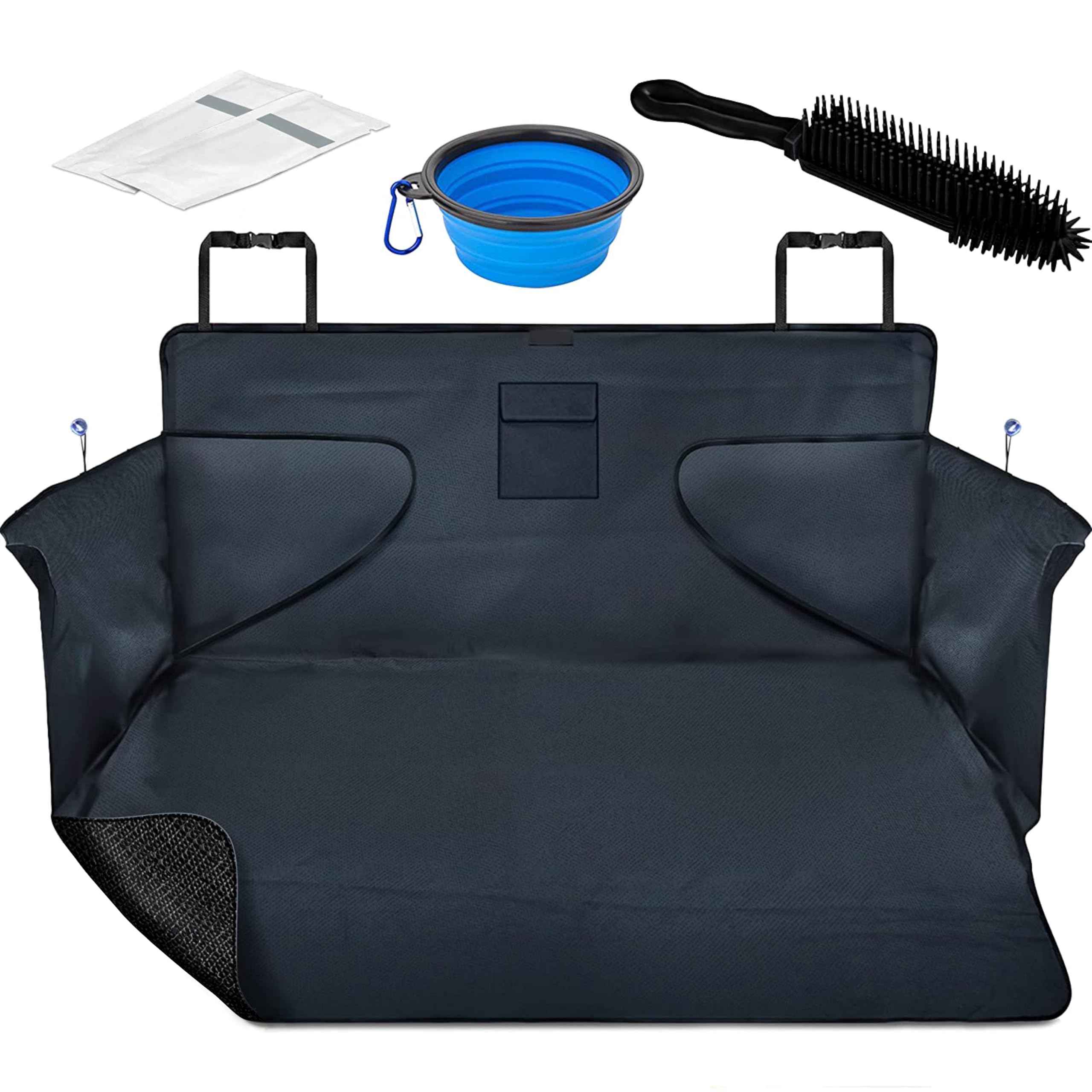 Manta para Maletero para Perros XXL – Protector de Maletero para Cualquier Coche – Revestimiento Antideslizante – Resistente Manta para Perros con protección Lateral 185 x 105 x 36 cm