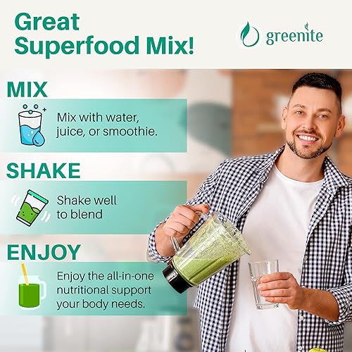 Miniatura 6 de Active Greens - Superalimento, delicioso sabor con más de 40 ingredientes para un estilo de vida activo - Prebióticos, probióticos, enzimas