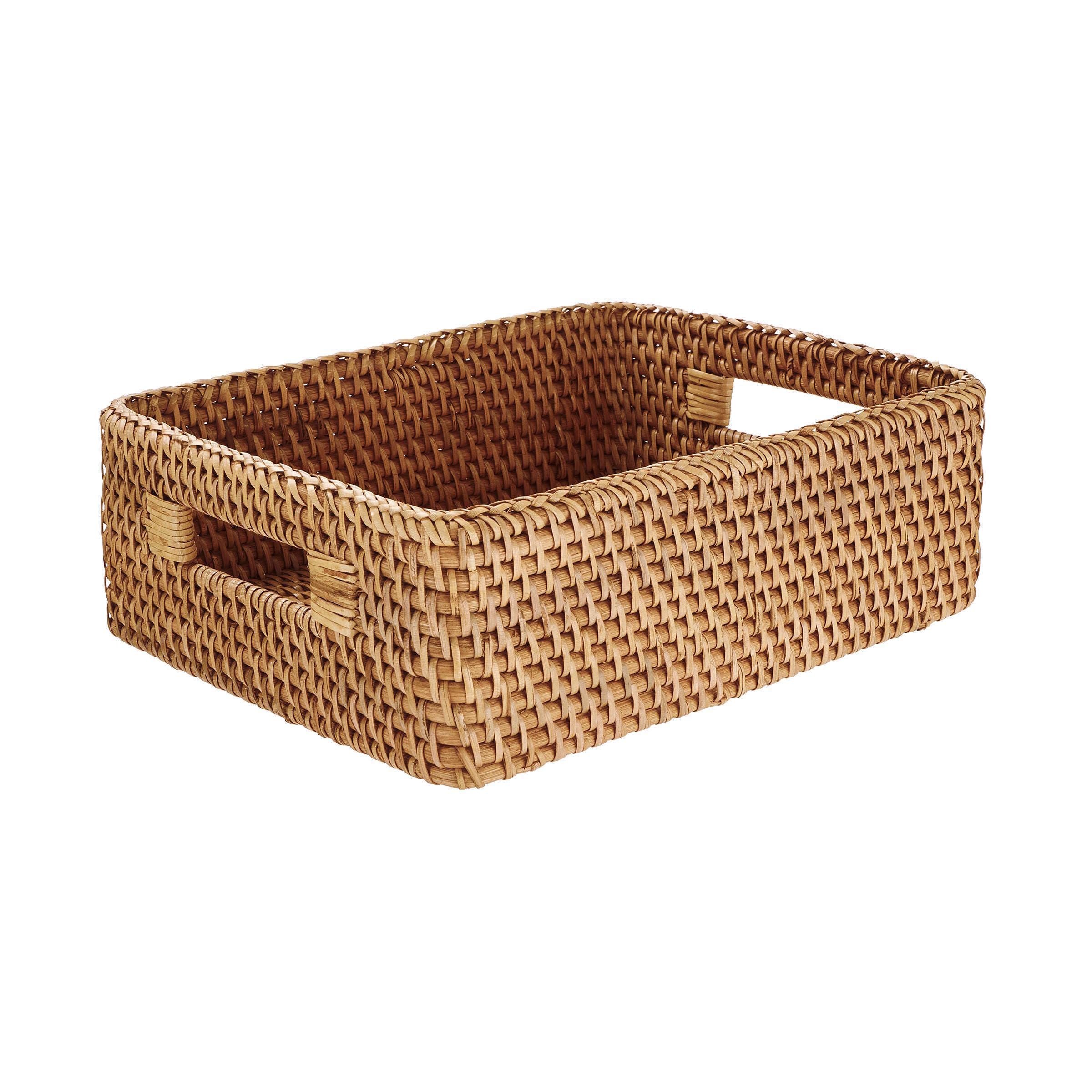Geflochtener Rattan Korb - Kreativer Aufbewahrungsbehälter Mit