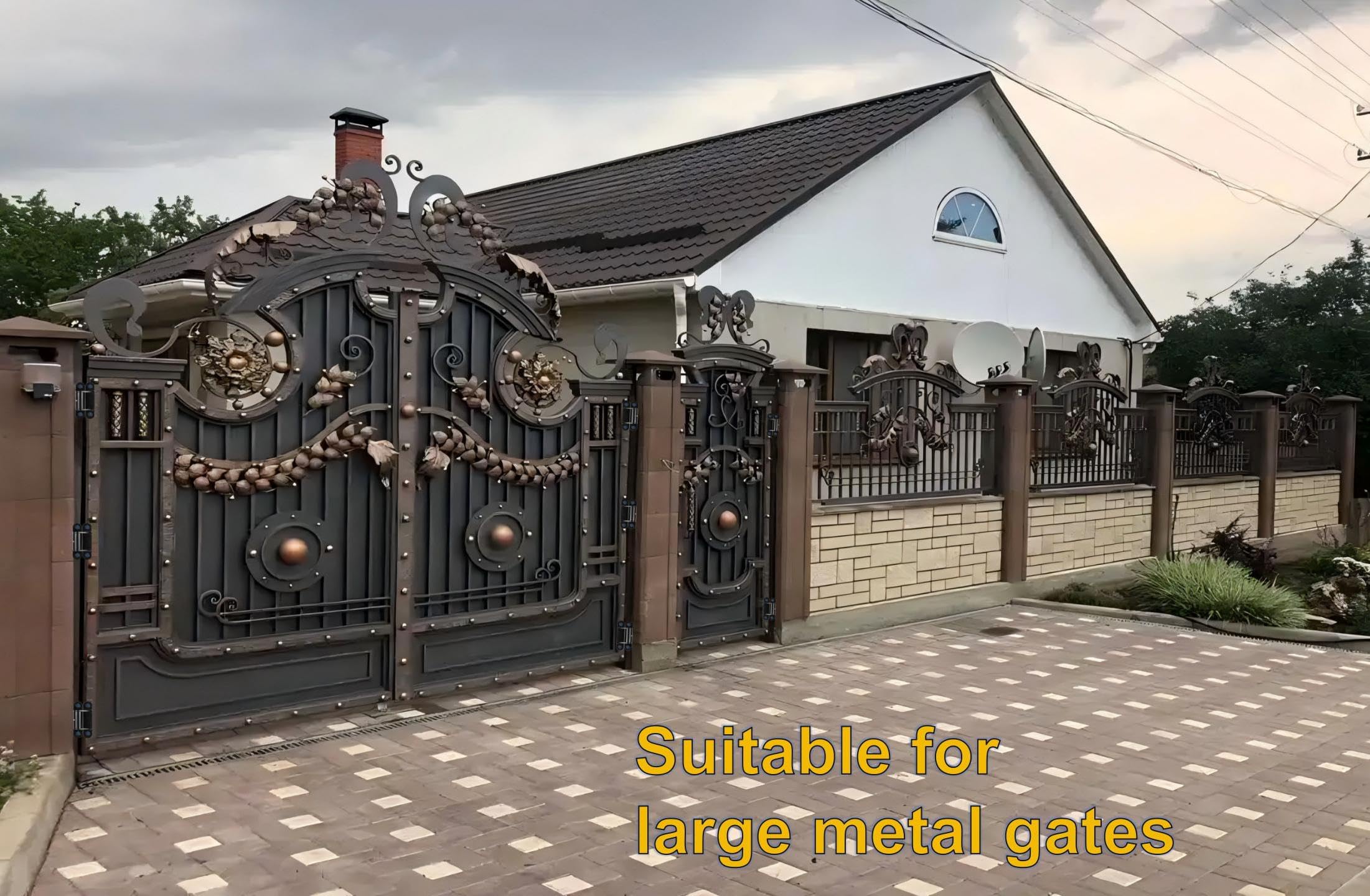 Bisagras de puerta resistentes, 7 pulgadas, carga de 1000 libras, rodamiento giratorio, para puertas grandes de madera y metal