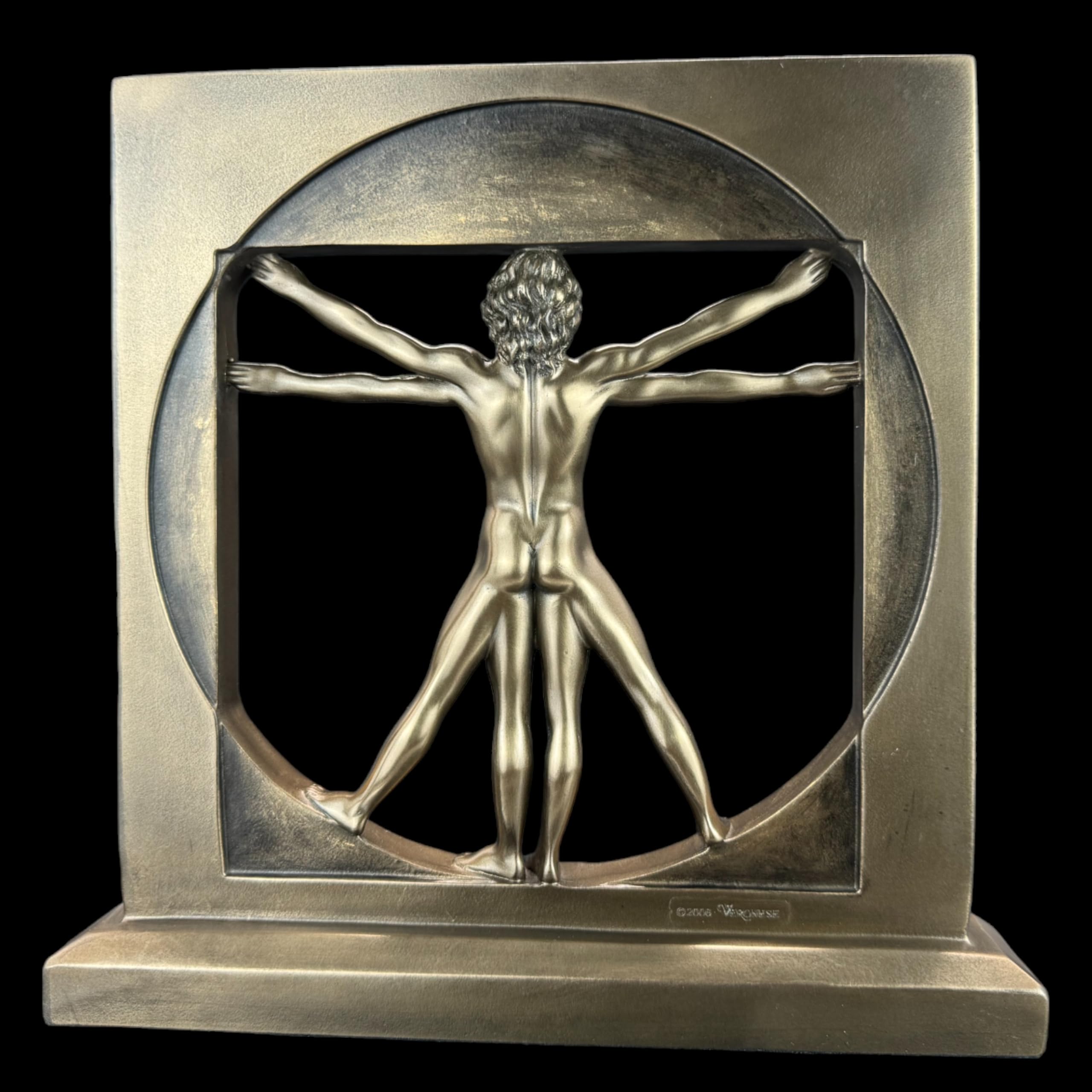57 SPECIAL REPLICAS Rzeźba dekoracyjna rzeźba – Leonardo DA Vinci figurka z brązu jako prezent do salonu, dekoracja figurki, dekoracja