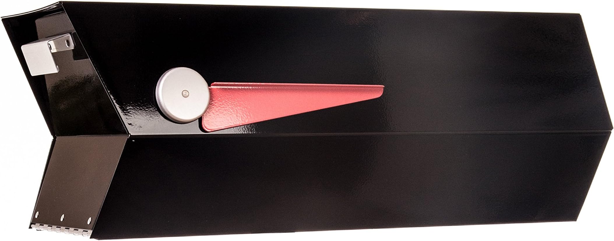 modbox USA Mid-Century Modern Curbside Mailbox | Solid Color (Black)