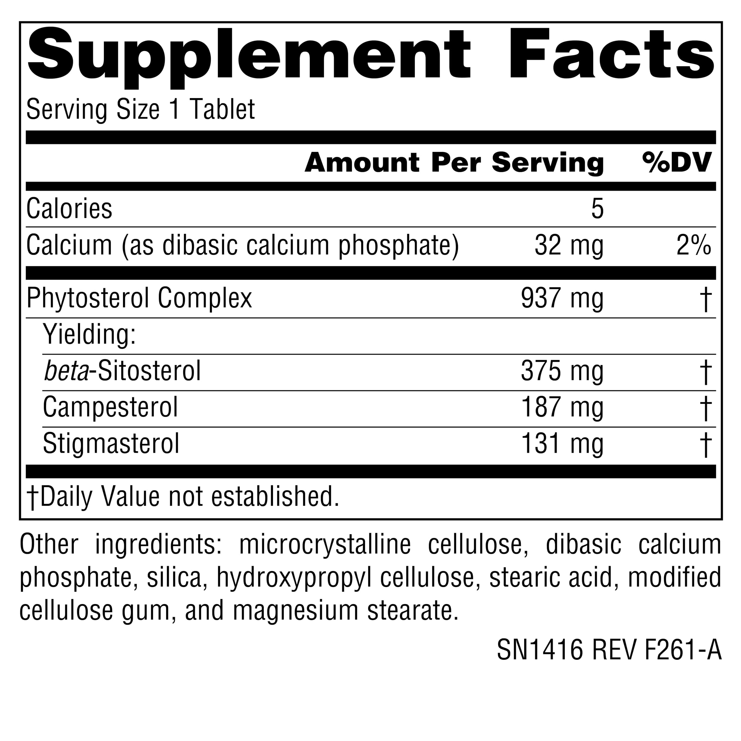 Source Naturals Mega Strength Beta Sitosterol, 375mg - 120 Tablets — Amazon image 2
