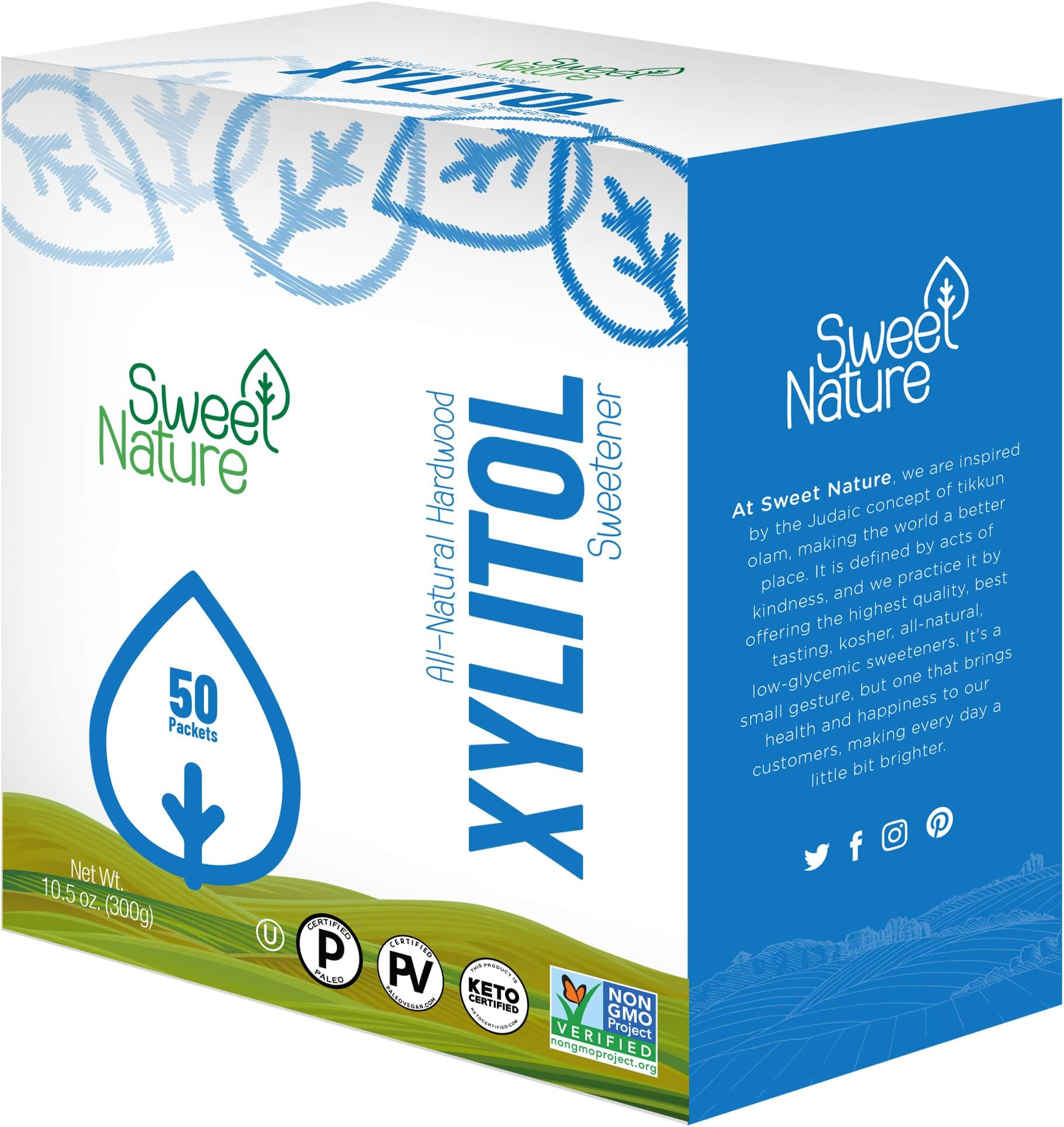 Sweet Nature Birch Xylitol Sweetener Keto Friendly, 50