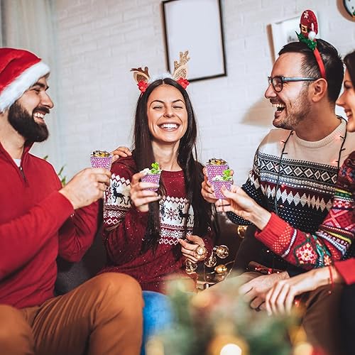 Miniatura 7 de Tioncy Paquete de 12 vasos de chupito para el día de San Valentín, 1 onza de diamantes de imitación de acero inoxidable, mini tazas pequeñas de