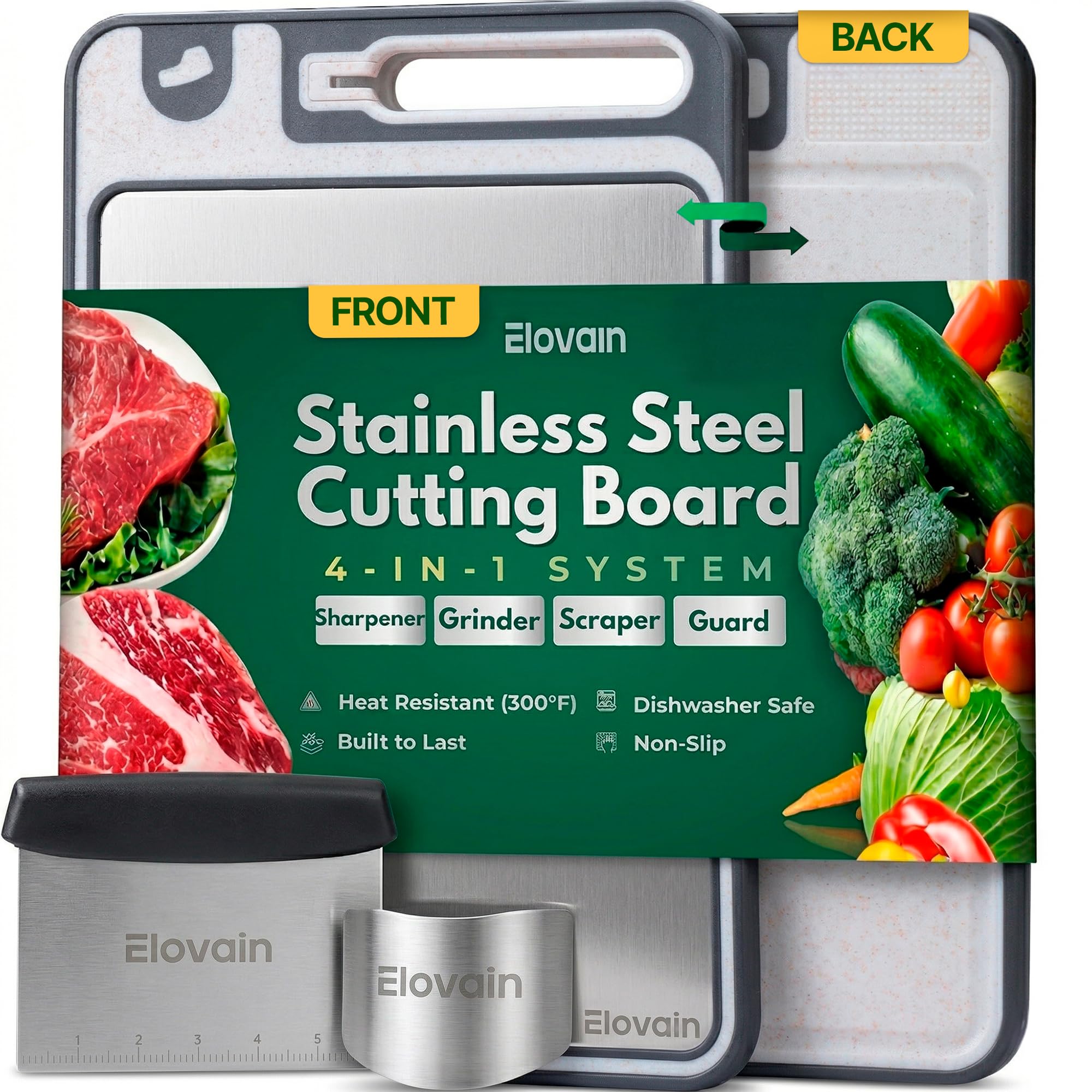 Elovain Cutting Board Set