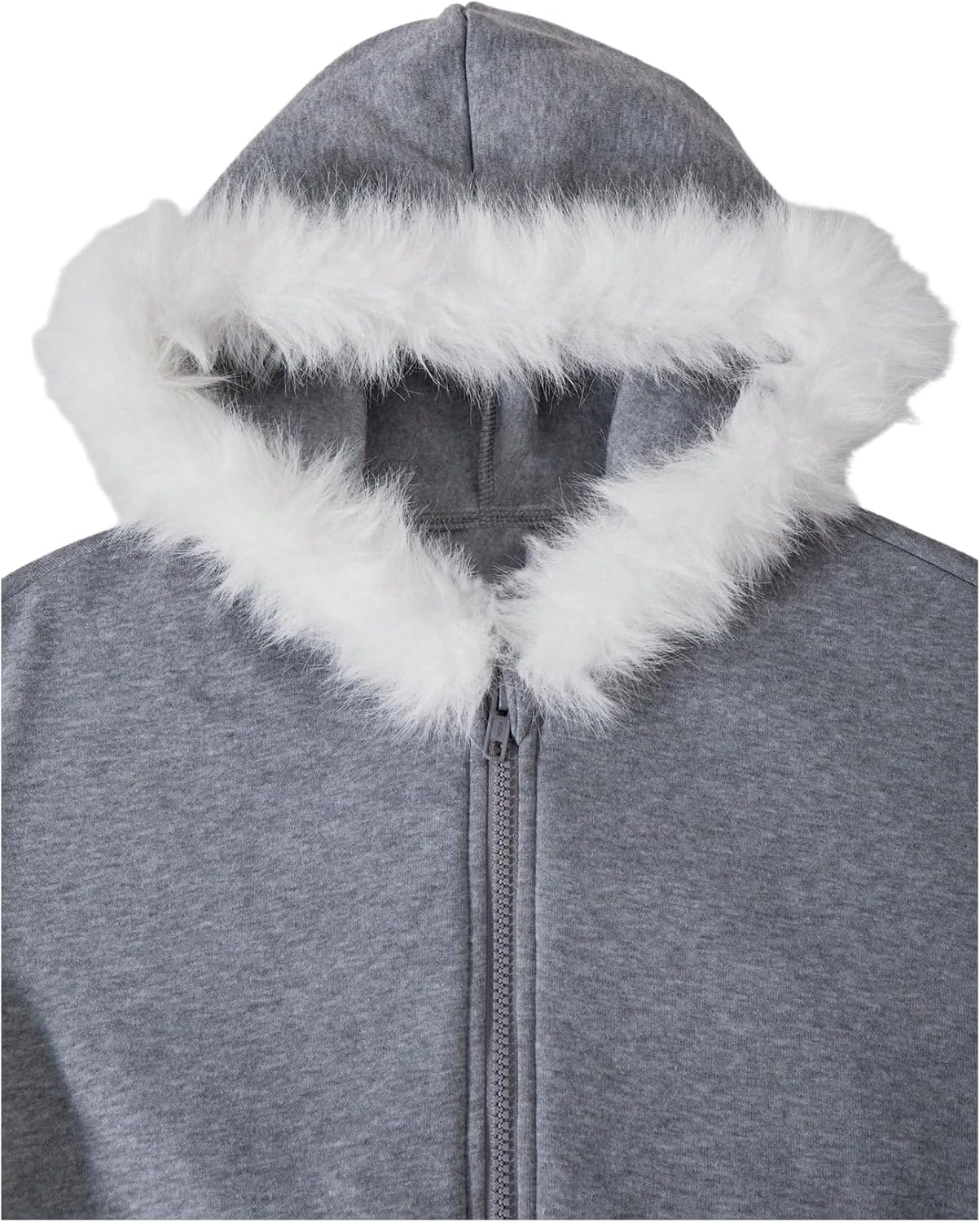 SOLY HUX Girl's Sweatsuits 2 Piece Outfits Zip Up Long Sleeve Fuzzy Hooded Sweatshirt Jacket and Sweatpants Matching Sets - Image 4