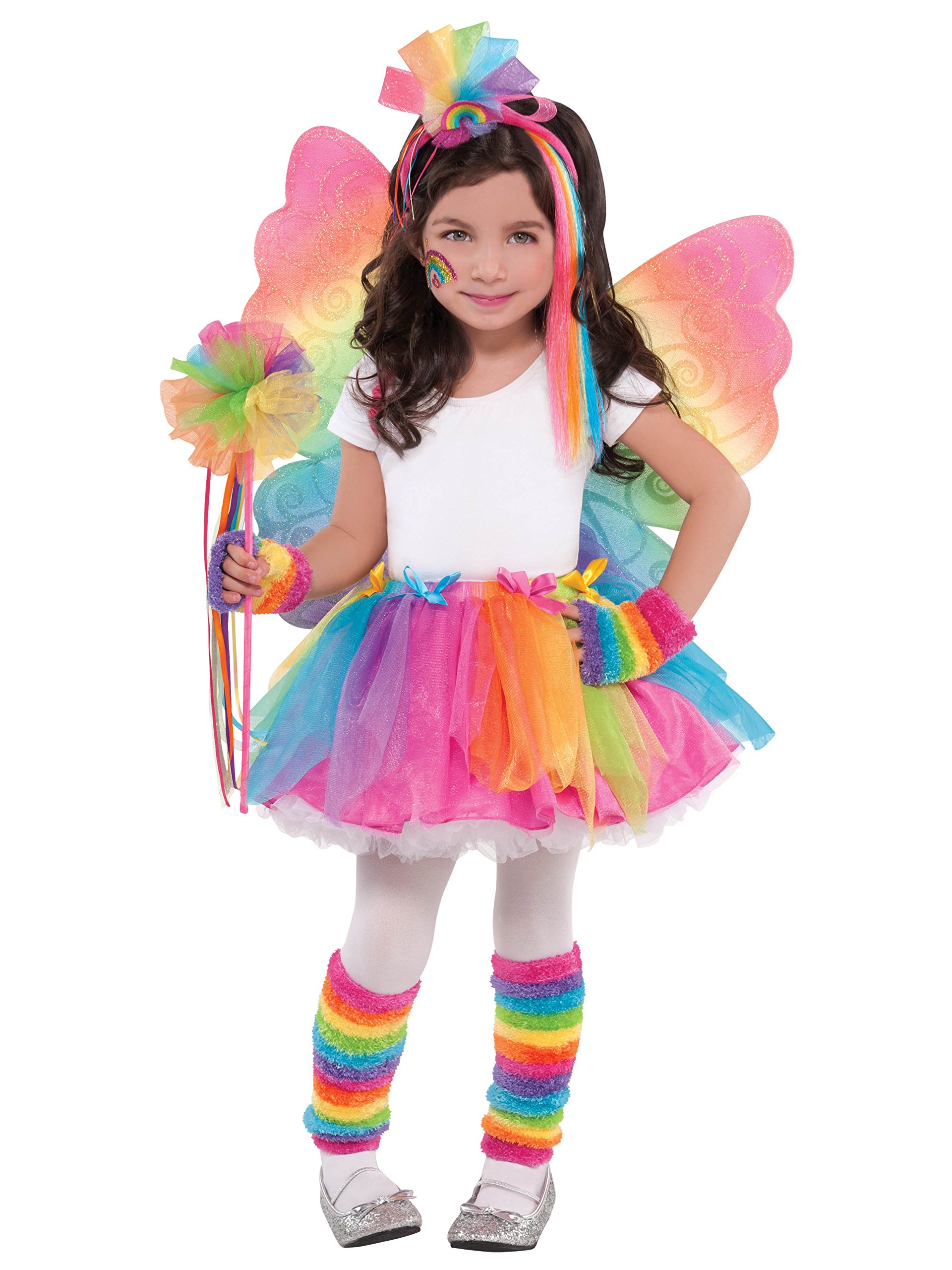 Amazon.com: Amscan Rainbow Fairy Tutu - Child Standard Size, Multicolor - 1  Pc : Clothing, Shoes & Jewelry