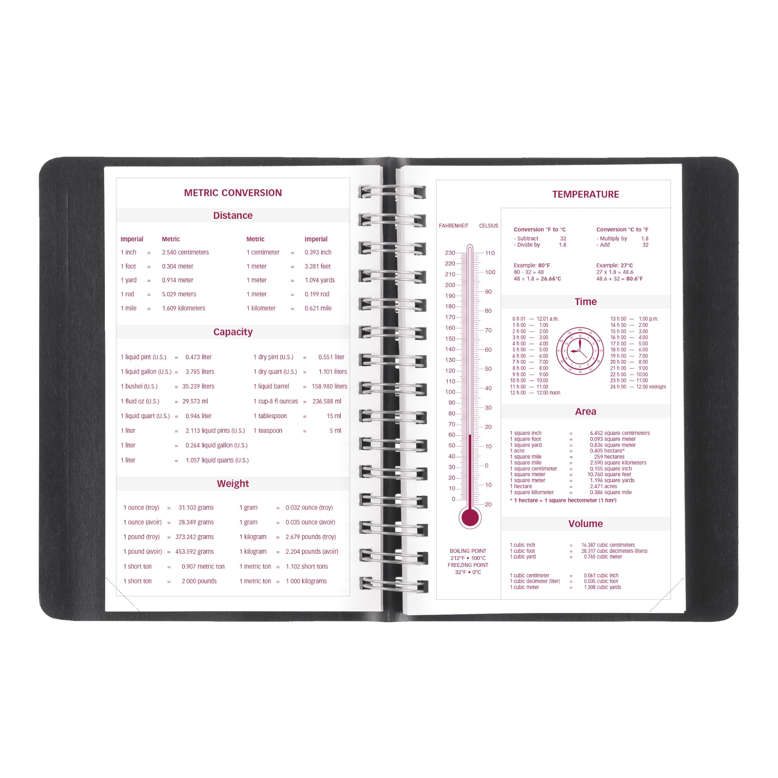 Brownline® CB800.BLK - Agenda giornaliera 2027, 12 mesi, da gennaio a dicembre, rilegatura a doppio filo, 20,3 x 12,7 cm, nero