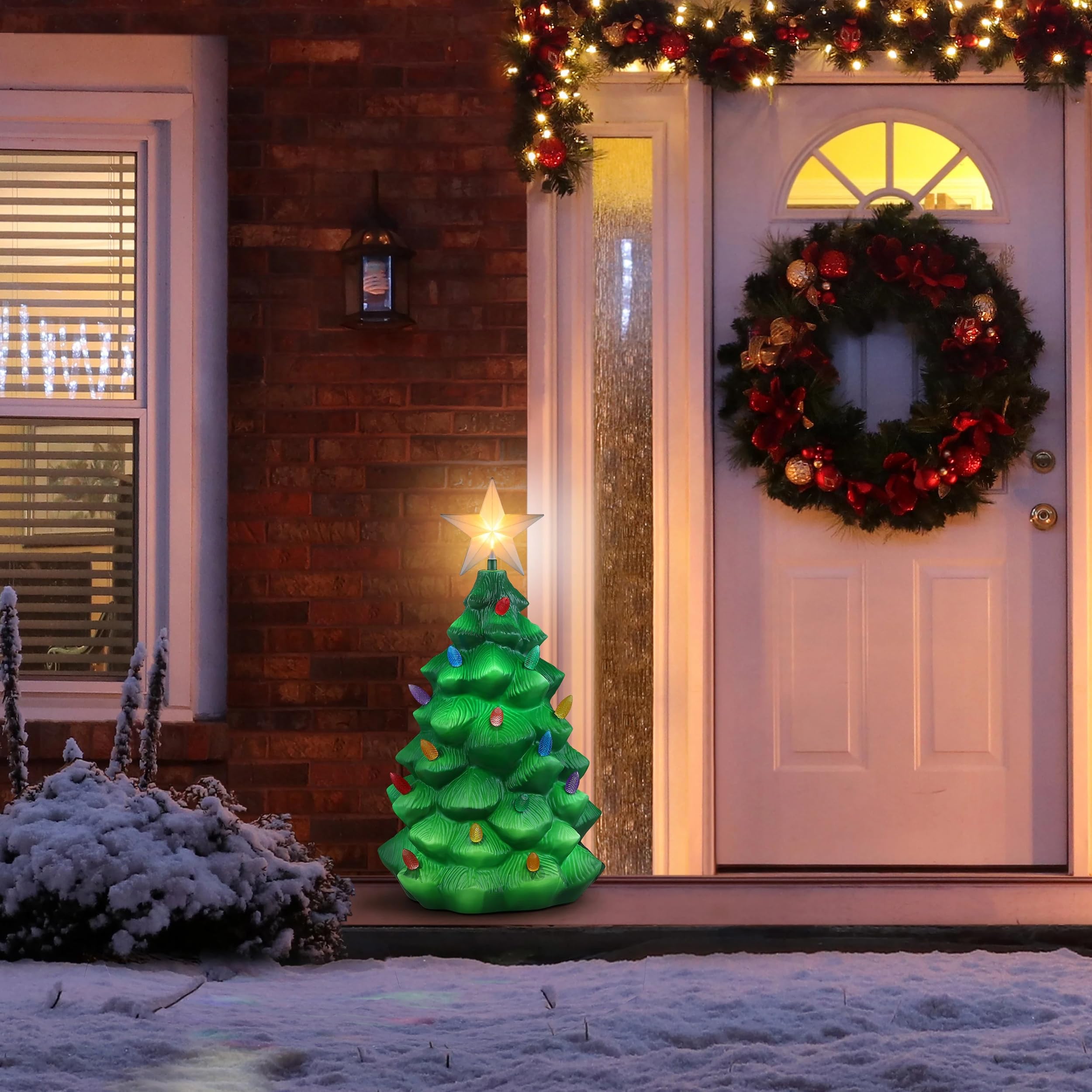 Amazon.co.jp: Mr. Christmas 24インチ 屋外 点灯 ブローモールド