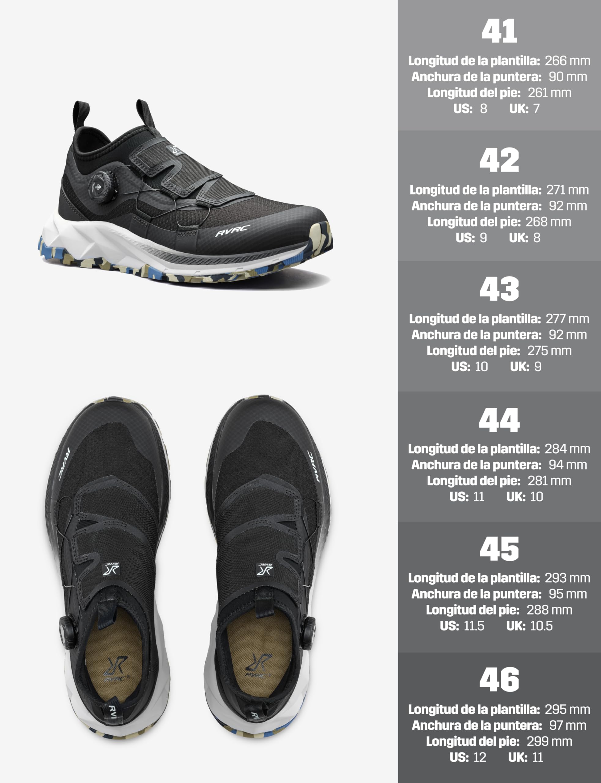 RevolutionRace Ease Walking Shoes para Hombre, Zapatos de Senderismo con Sistema Fitgo
