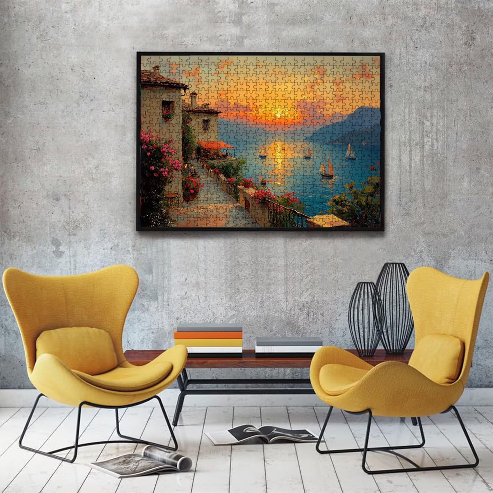 Puzzle 2000 sztuk | Świeca o zachodzie słońca (2) Puzzle 2000 sztuk dla dorosłych | Idealnie pasują | bez kurzu | Drewniane puzzle dla całej rodziny | Puzzle Ekspertów XL | Prezent dla kobiet W3H-25