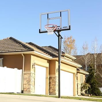 Lifetime In-Ground Basketball Hoop - 52 in Polycarbonate, Adjustable 7.5-10 ft